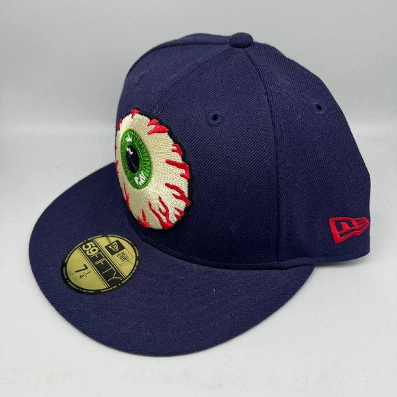 Mishka NYC Skateboard Eyeball 59Fifty 7 1/4 New Era Hat Fitted Cap Men - Picture 2 of 9